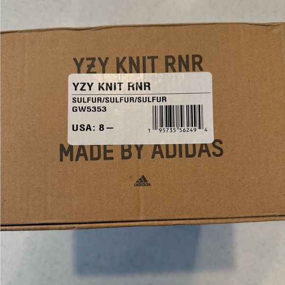 Adidas YZY Knit RNR in Sulfur - Picture 1 of 7